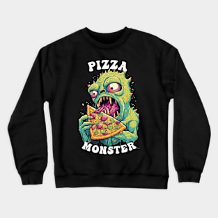 Pizza Monster Crewneck Sweatshirt